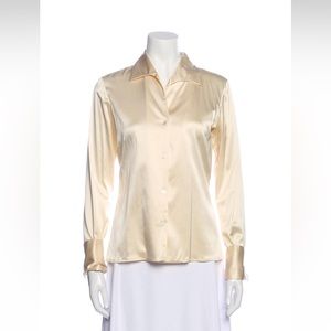 Silk Ralph Lauren button down shirt